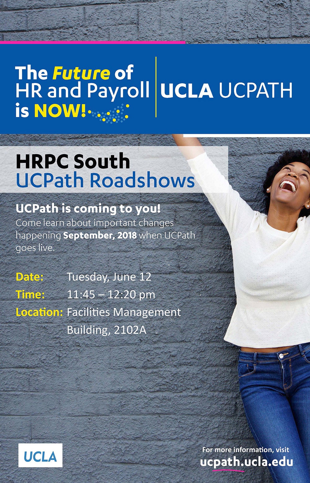 UCPath road show poster